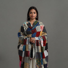 Multicolor - reversible cotton patchwork dupatta 01