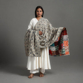 Multicolor - reversible cotton patchwork dupatta 10