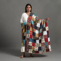 Multicolor - reversible cotton patchwork dupatta 05