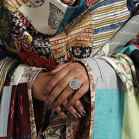 Multicolor - reversible cotton patchwork dupatta 05