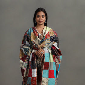 Multicolor - reversible cotton patchwork dupatta 05