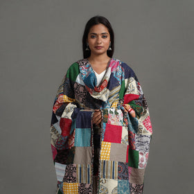 Multicolor - reversible cotton patchwork dupatta 08