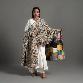 Multicolor - Reversible Block Print Cotton Patchwork Dupatta 13