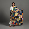 Multicolor - reversible cotton patchwork dupatta 15