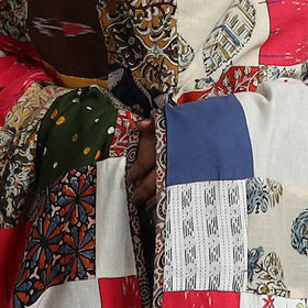 Multicolor - reversible cotton patchwork dupatta 18