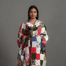 Multicolor - reversible cotton patchwork dupatta 18