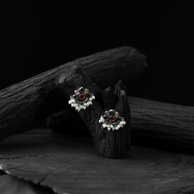 Multicolor - saanjh bela bloom oxidised earrings