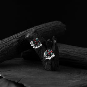 Multicolor - saanjh bela bloom oxidised earrings