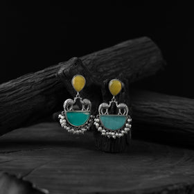 Multicolor - saanjh bela camel oxidised earrings