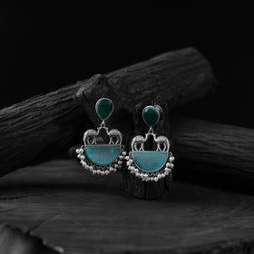 Multicolor - saanjh bela camel oxidised earrings