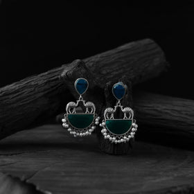 Multicolor - saanjh bela camel oxidised earrings