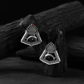 Multicolor - saanjh bela dolphin oxidised earrings