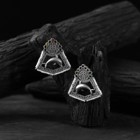 Multicolor - saanjh bela dolphin oxidised earrings