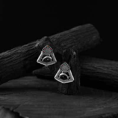 Multicolor - saanjh bela dolphin oxidised earrings