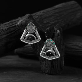 Multicolor - saanjh bela dolphin oxidised earrings
