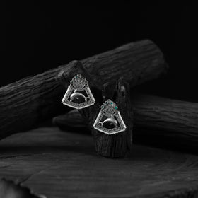 Multicolor - saanjh bela dolphin oxidised earrings