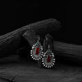 Multicolor - saanjh bela elephant flower oxidised earrings