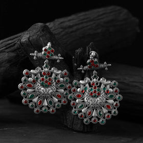 Multicolor - saanjh bela elephant oxidised earrings