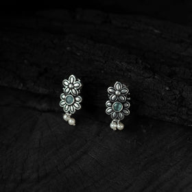 Multicolor - saanjh bela flower oxidised necklace set