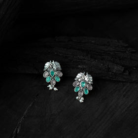 Multicolor - saanjh bela leaves oxidised necklace set