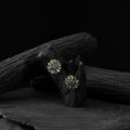 Multicolor - saanjh bela lotus oxidised stud earrings