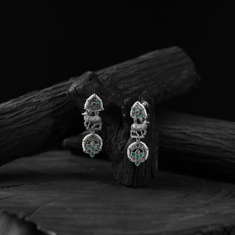 Multicolor - saanjh bela nandi oxidised earrings