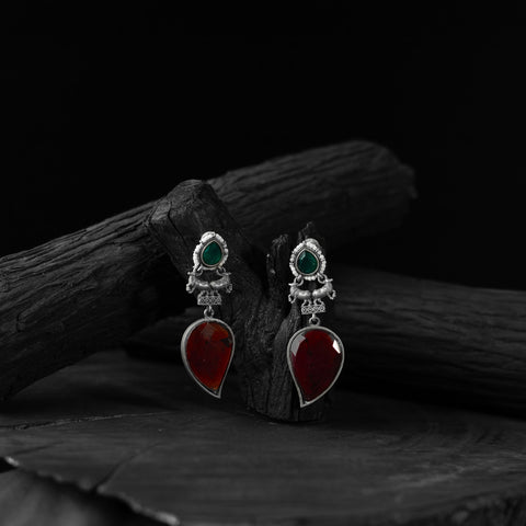 Multicolor - saanjh bela nandi oxidised earrings