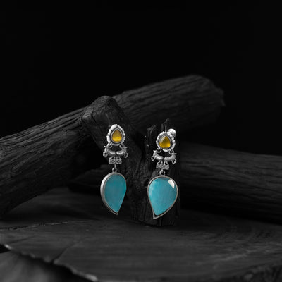 Multicolor - saanjh bela nandi oxidised earrings