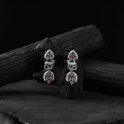Multicolor - saanjh bela nandi oxidised earrings