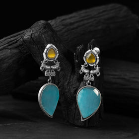 Multicolor - saanjh bela nandi oxidised earrings