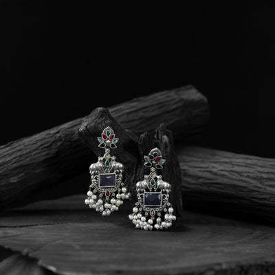 Multicolor - saanjh bela nandi oxidised earrings