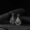 Multicolor - saanjh bela owl oxidised earrings - handcrafted