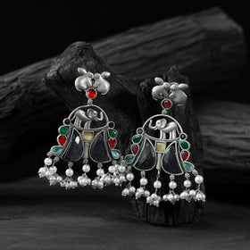 Multicolor - saanjh bela rabbit & elephant oxidised