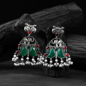 Multicolor - saanjh bela rabbit & elephant oxidised
