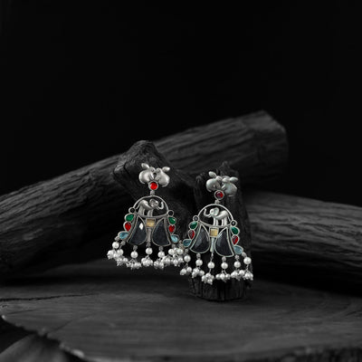 Multicolor - saanjh bela rabbit & elephant oxidised