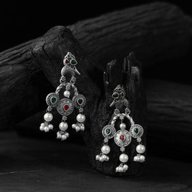 Multicolor - saanjh bela sparrow oxidised earrings