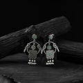 Multicolor - saanjh bela twin mayuri oxidised earrings