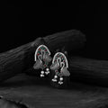 Multicolor - saanjh bela twin swan oxidised earrings