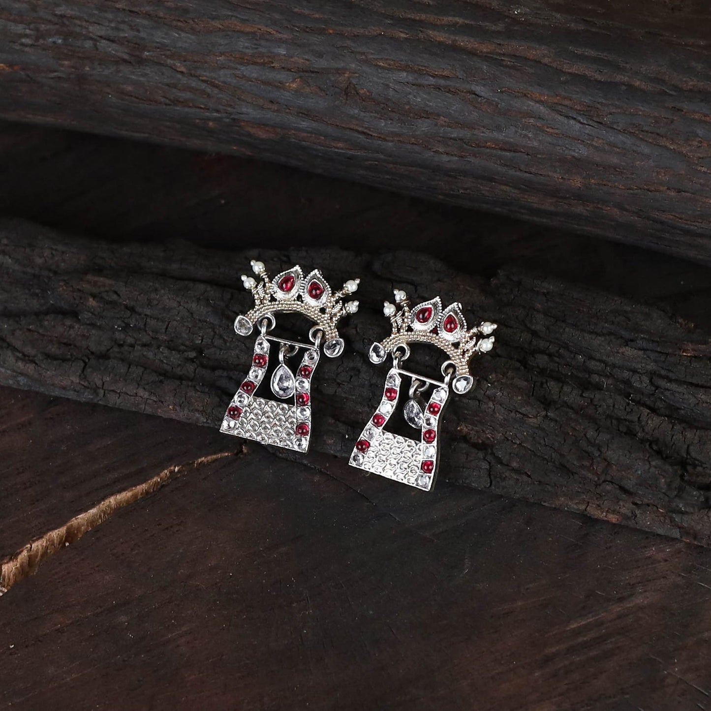 Saanjh Saaj Classic German Silver Necklace Set