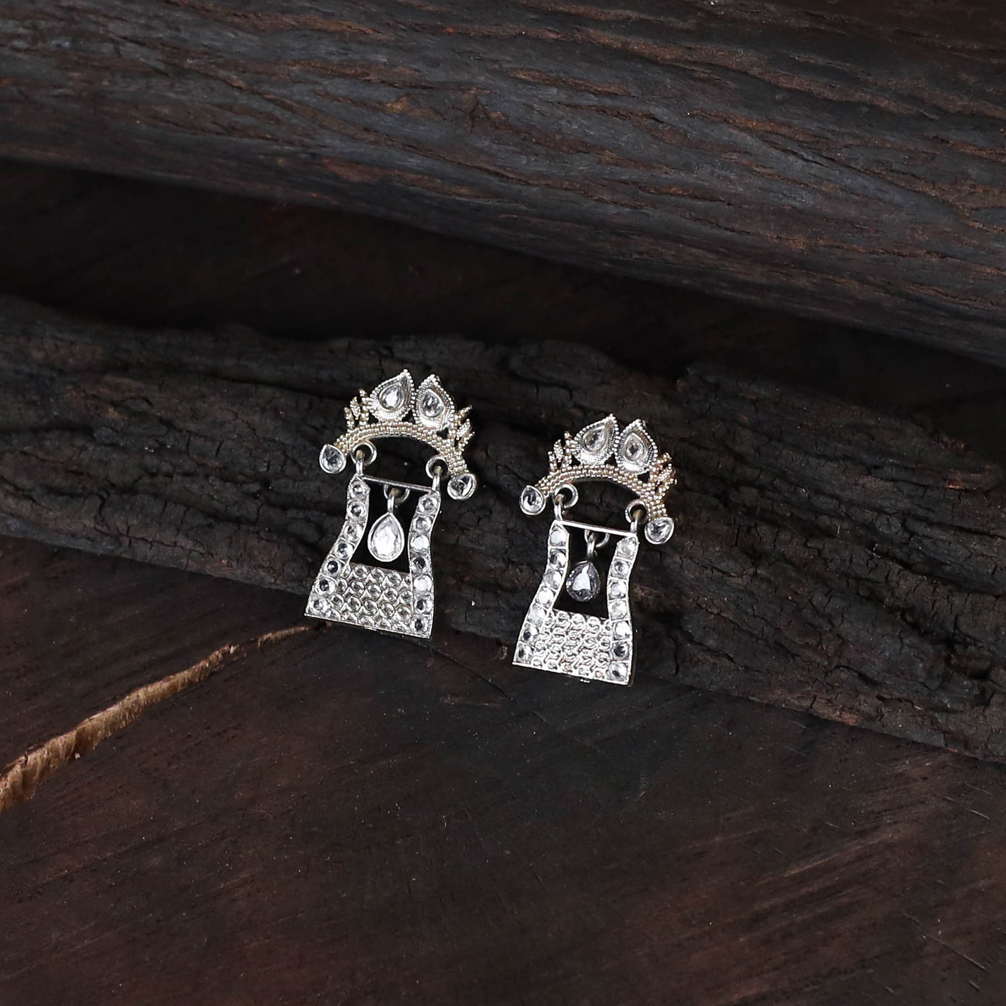 Multicolor - saanjh saaj classic german silver necklace set