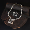 Saanjh Saaj Classic German Silver Necklace Set