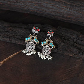 Saanjh Saaj Classic German Silver Necklace Set