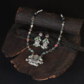 Saanjh Saaj Classic German Silver Necklace Set
