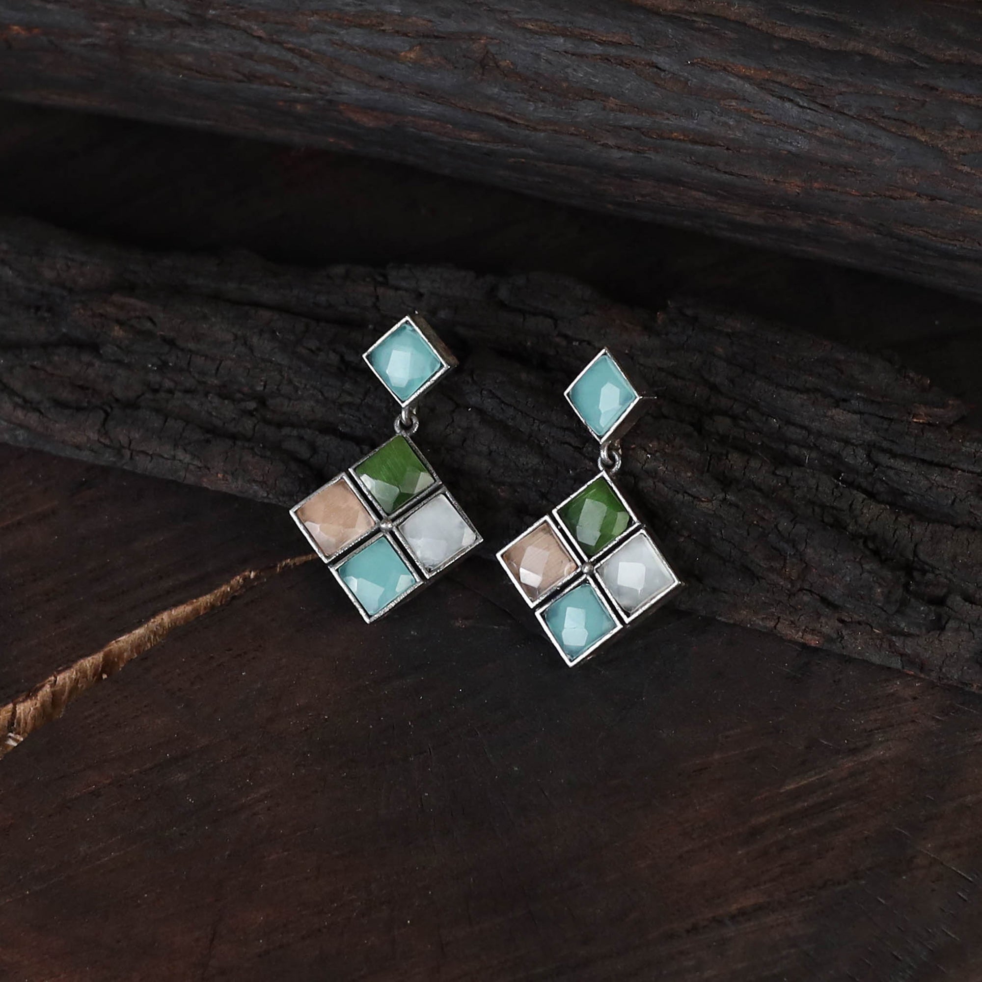 Saanjh Saaj Classic German Silver Necklace Set