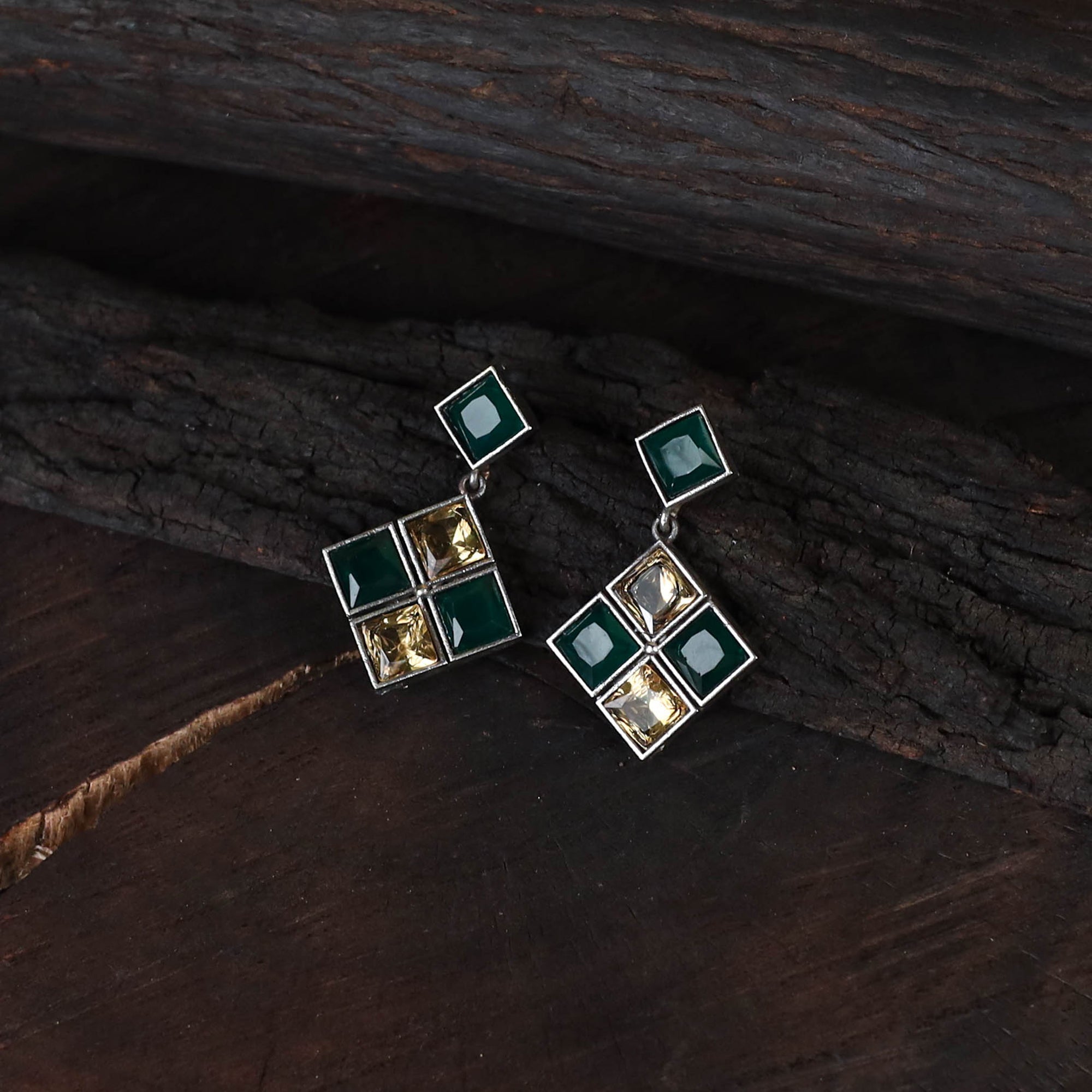 Saanjh Saaj Classic German Silver Necklace Set