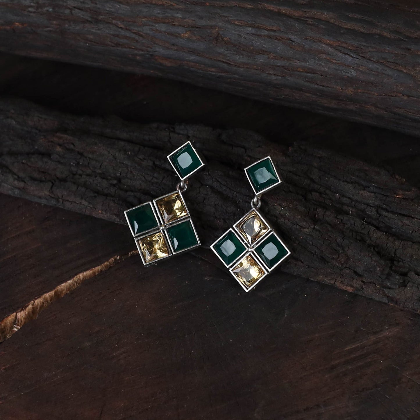 Saanjh Saaj Classic German Silver Necklace Set