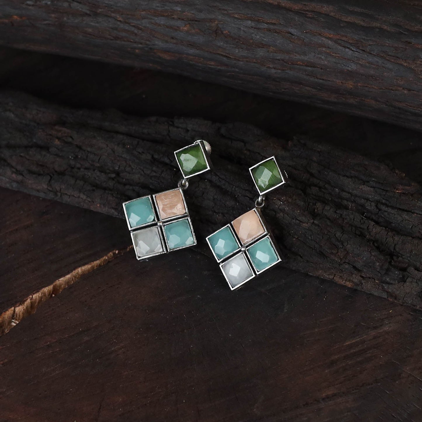 Saanjh Saaj Classic German Silver Necklace Set