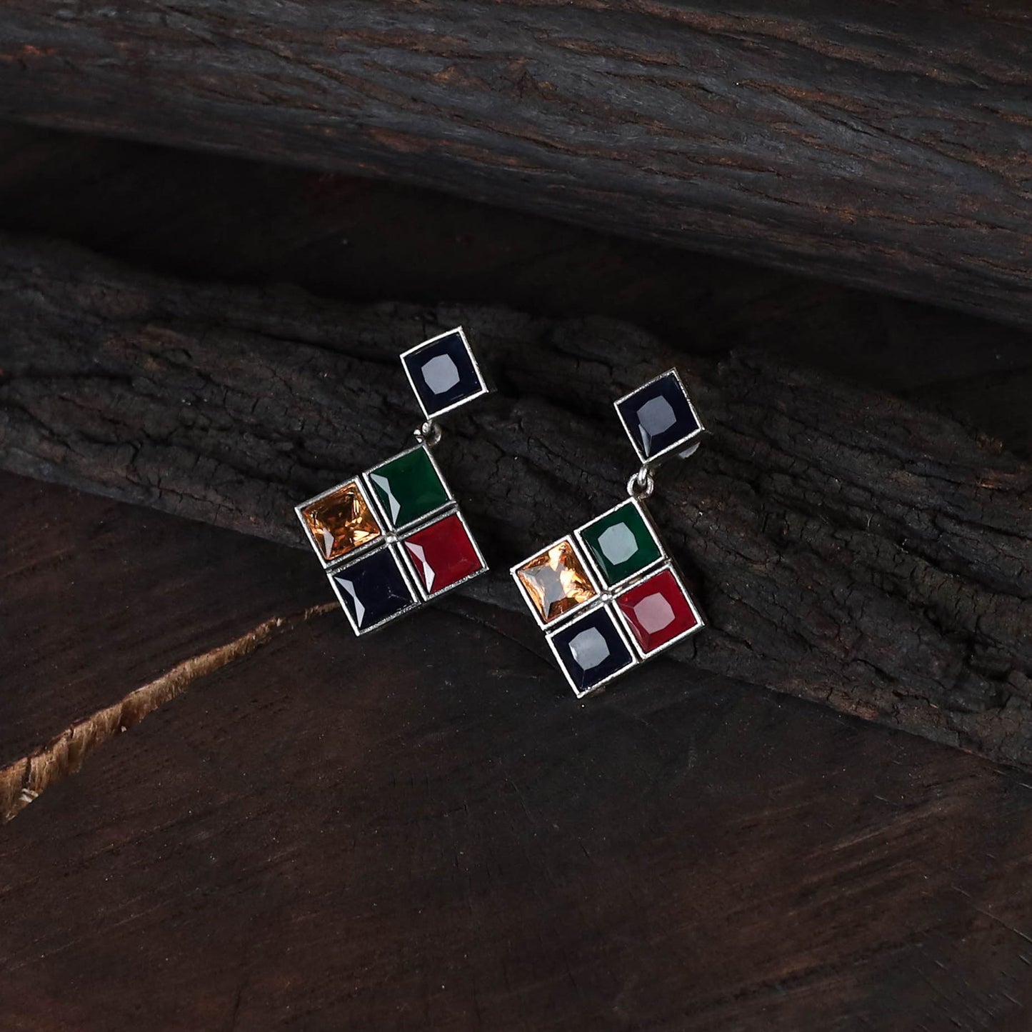 Saanjh Saaj Classic German Silver Necklace Set