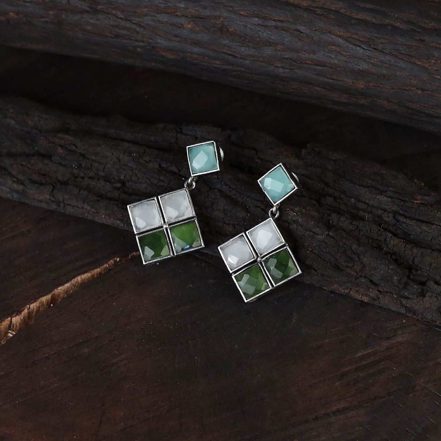 Saanjh Saaj Classic German Silver Necklace Set