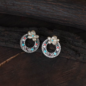 Saanjh Saaj Classic German Silver Necklace Set